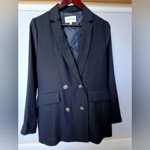 Elizabeth And James Jacket Relaxed Double-Breasted Blazer Size XS